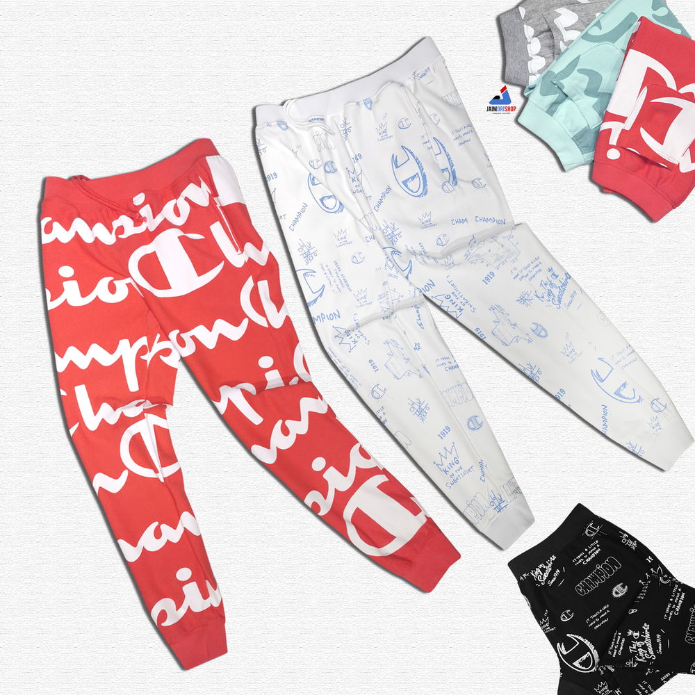 all over print champion joggers