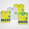 Original Merchandise World Cup Qatar 2022 Kaos Brazil (8)