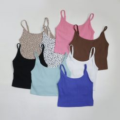 Tank Top ON Women’s Fitted Cropped Tank Top B Original