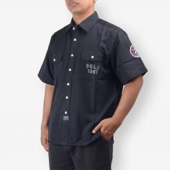 Kemeja PRL Men's 1967 Shark SS Shirt HITAM2